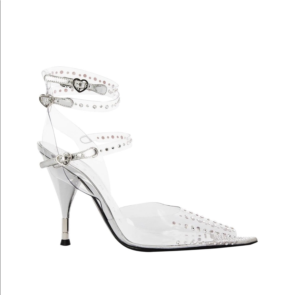 Elegant Silver Women's Heels